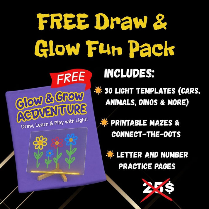 🎄Last 3 Hours – 70% Off   Glow  Drawing   Board